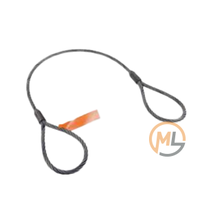 Single part wire rope sling end to end loop
